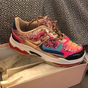 Women’s sequence chunky trainers. Brand new.